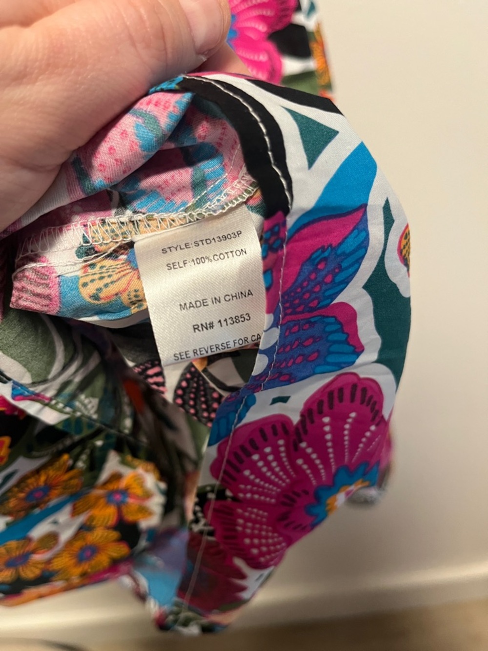 BALTIC BORN (NWT) Kyrie Puff Sleeve Short Dress, Multicolor Floral, Size XL - Picture 12 of 13